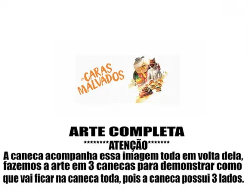 Caneca Polímero os Caras Malvados Personalizada