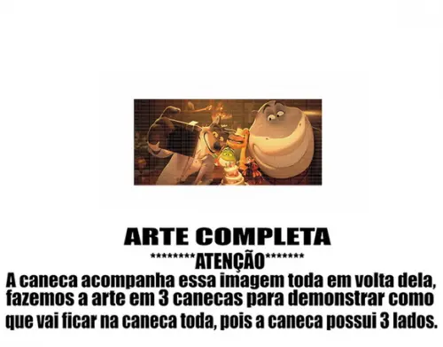 Caneca Polímero os Caras Malvados Personalizada