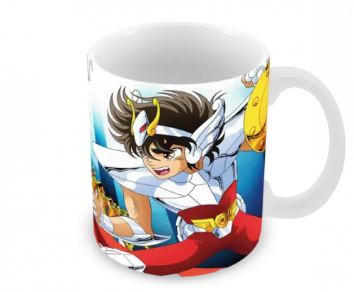 Caneca Polímero os Cavaleiros do Zodíaco Personalizada