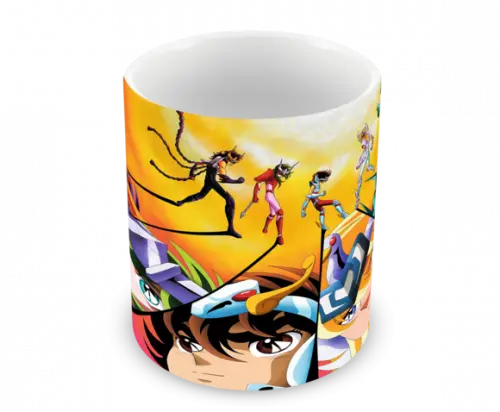 Caneca Polímero os Cavaleiros do Zodíaco Personalizada