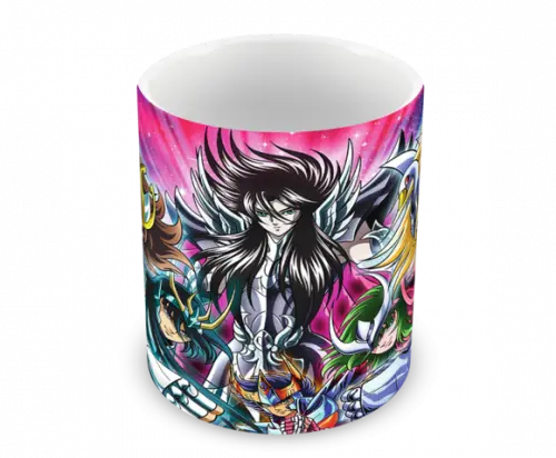 Caneca Polímero os Cavaleiros do Zodíaco Personalizada