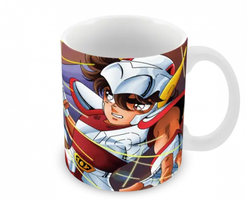 Caneca Polímero os Cavaleiros do Zodíaco Personalizada