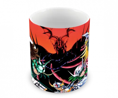 Caneca Polímero os Cavaleiros do Zodíaco Personalizada