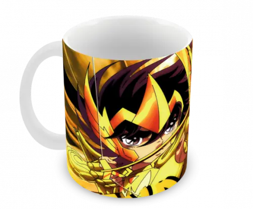 Caneca Polímero os Cavaleiros do Zodíaco Personalizada