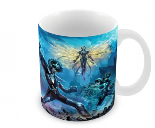 Caneca Polímero os Cavaleiros do Zodíaco Personalizada