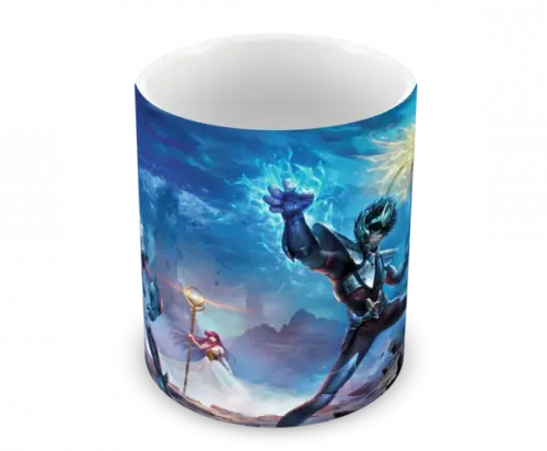 Caneca Polímero os Cavaleiros do Zodíaco Personalizada