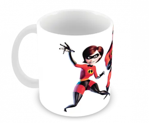 Caneca Polímero os Incríveis com Nome Personalizada