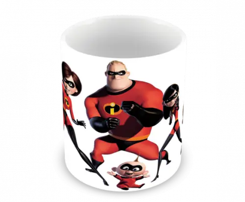 Caneca Polímero os Incríveis com Nome Personalizada