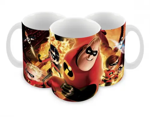 Caneca Polímero os Incríveis Personalizada