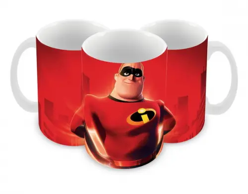 Caneca Polímero os Incríveis Personalizada