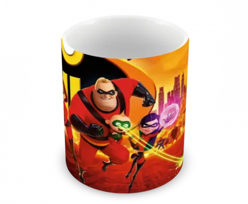 Caneca Polímero os Incríveis Personalizada