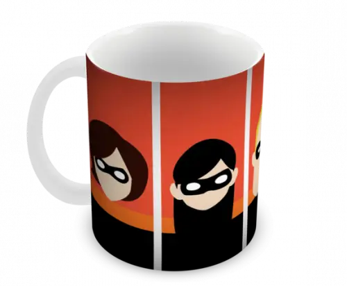 Caneca Polímero os Incríveis Personalizada