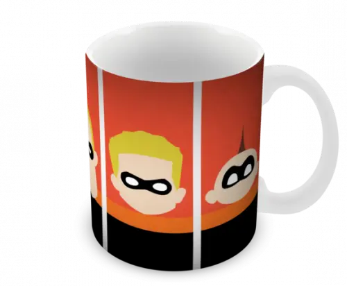 Caneca Polímero os Incríveis Personalizada