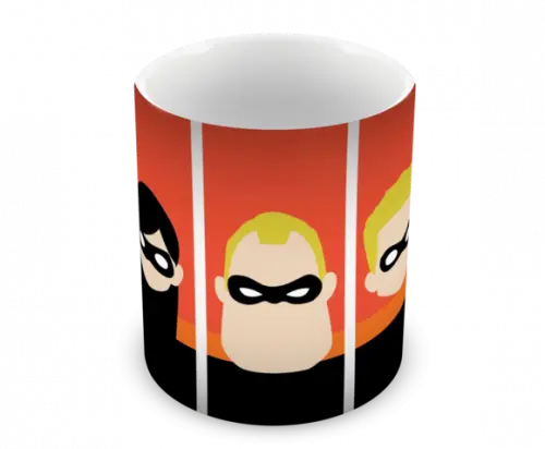 Caneca Polímero os Incríveis Personalizada