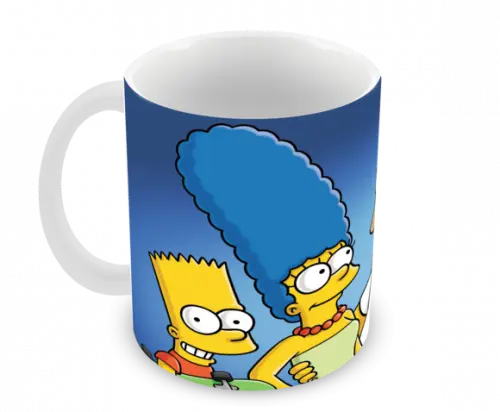 Caneca Polímero os Simpsons Personalizada