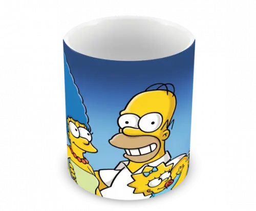 Caneca Polímero os Simpsons Personalizada