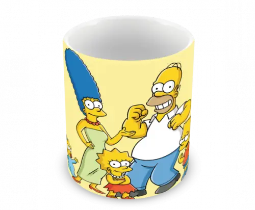 Caneca Polímero os Simpsons Personalizada