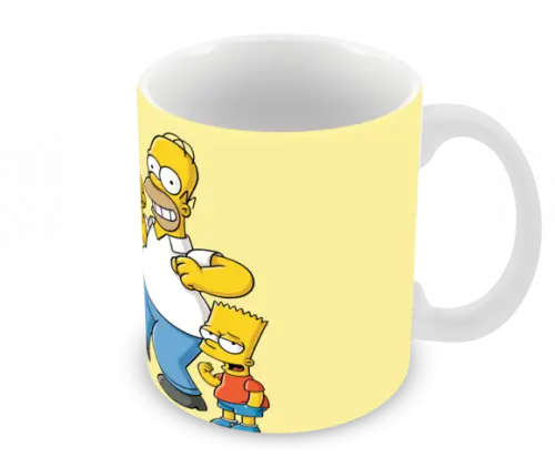 Caneca Polímero os Simpsons Personalizada