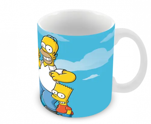 Caneca Polímero os Simpsons Personalizada