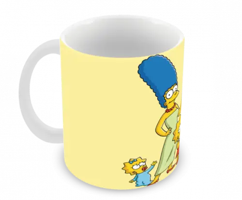 Caneca Polímero os Simpsons Personalizada