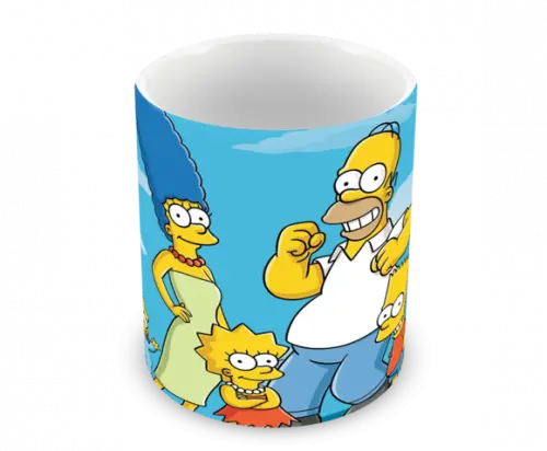 Caneca Polímero os Simpsons Personalizada