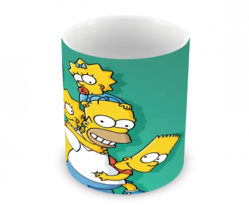 Caneca Polímero os Simpsons Personalizada