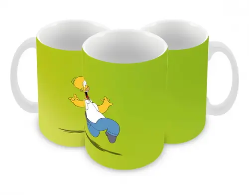 Caneca Polímero os Simpsons Personalizada