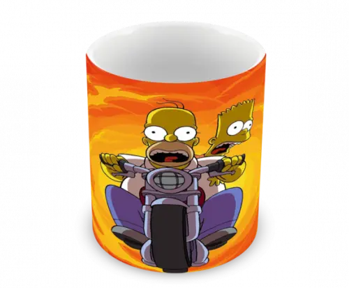 Caneca Polímero os Simpsons Personalizada