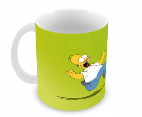 Caneca Polímero os Simpsons Personalizada