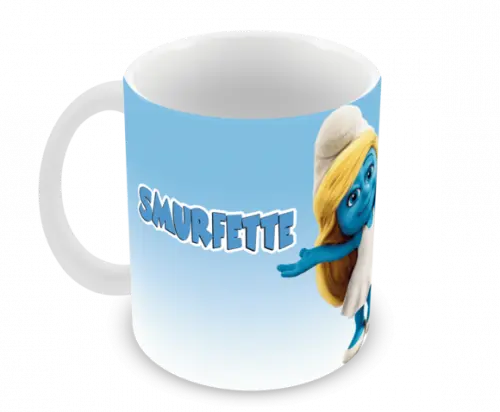 Caneca Polímero os Smurfs Personalizada