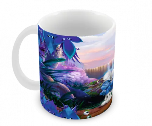 Caneca Polímero os Smurfs Personalizada