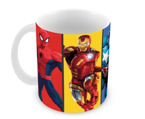 Caneca Polímero os Vingadores Personalizada