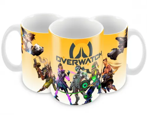 Caneca Polímero Overwatch Personalizada