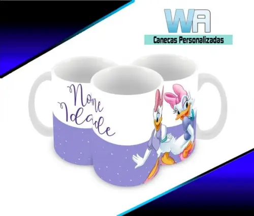 Caneca Polímero Pato Donald Personalizada