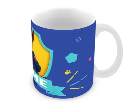 Caneca Polímero Patrulha Canina Chase Personalizada