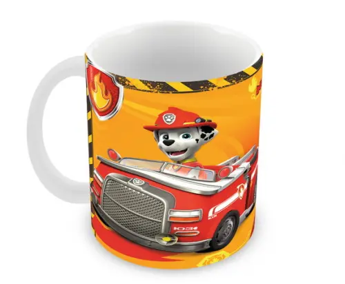 Caneca Polímero Patrulha Canina Marshall Personalizada