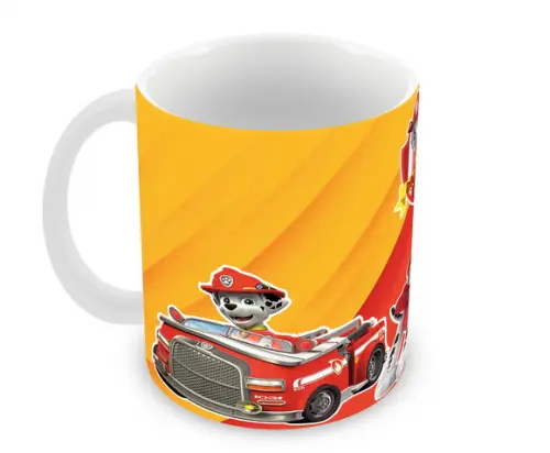 Caneca Polímero Patrulha Canina Marshall Personalizada