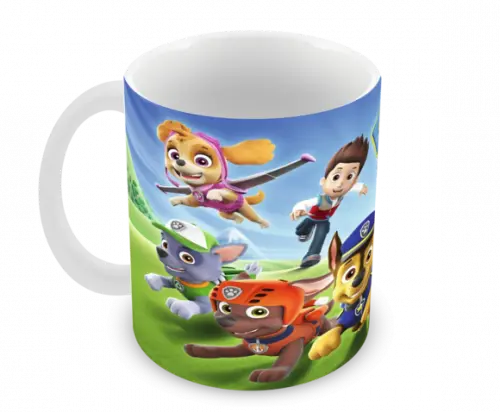 Caneca Polímero Patrulha Canina Personalizada