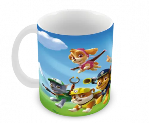 Caneca Polímero Patrulha Canina Personalizada