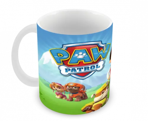 Caneca Polímero Patrulha Canina Personalizada