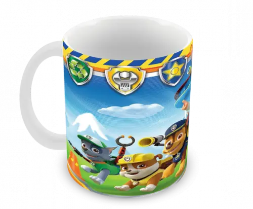 Caneca Polímero Patrulha Canina Personalizada