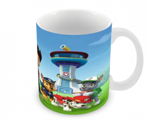 Caneca Polímero Patrulha Canina Personalizada