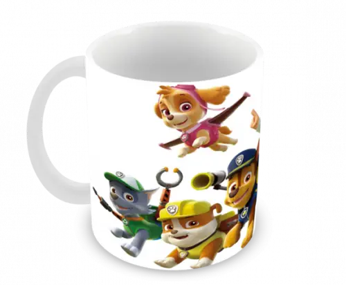 Caneca Polímero Patrulha Canina Personalizada