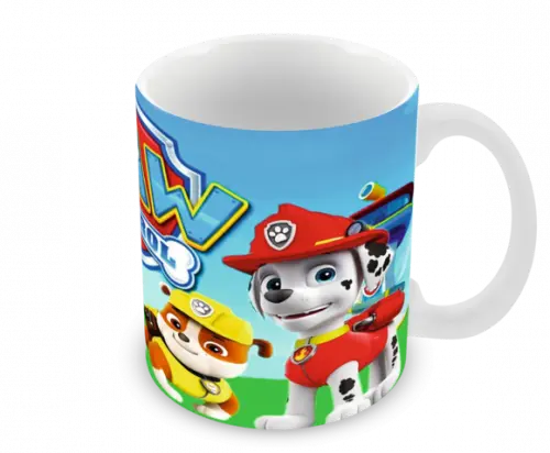 Caneca Polímero Patrulha Canina Personalizada