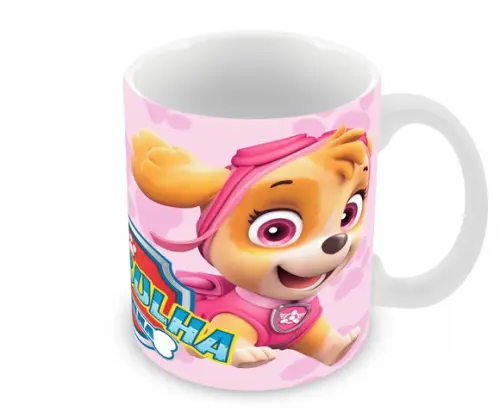 Caneca Polímero Patrulha Canina Skye e Everest Personalizada