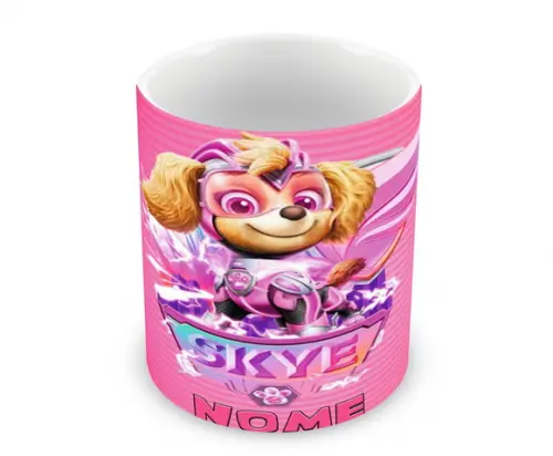 Caneca Polímero Patrulha Canina Super Filhotes Personalizada