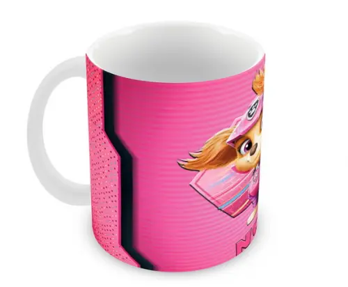 Caneca Polímero Patrulha Canina Super Filhotes Personalizada