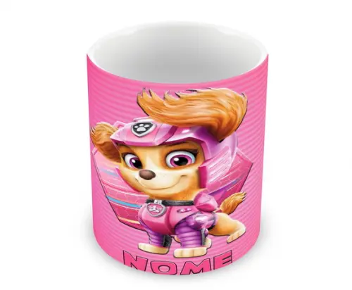 Caneca Polímero Patrulha Canina Super Filhotes Personalizada