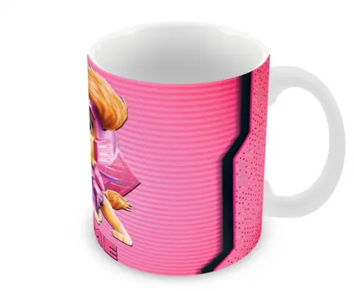 Caneca Polímero Patrulha Canina Super Filhotes Personalizada