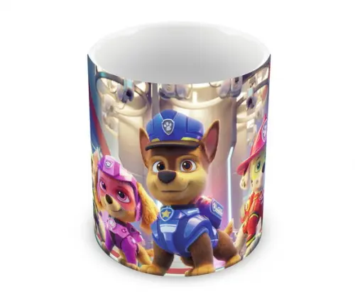 Caneca Polímero Patrulha Canina Super Filhotes Personalizada